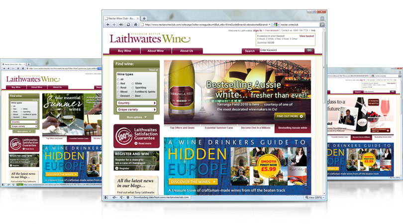 Laithwaites Website