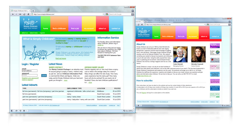 Simply Chilcare Website