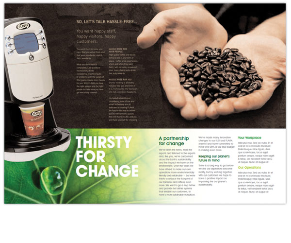 Thirsty for Change branding