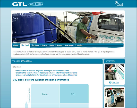 Sasol Chevron website
