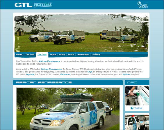 Sasol Chevron website
