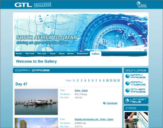 Sasol Chevron website