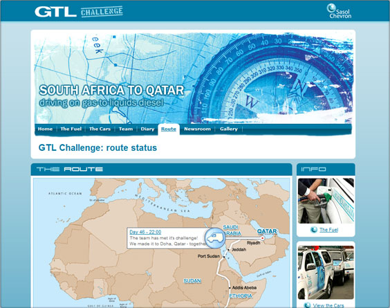 Sasol Chevron website