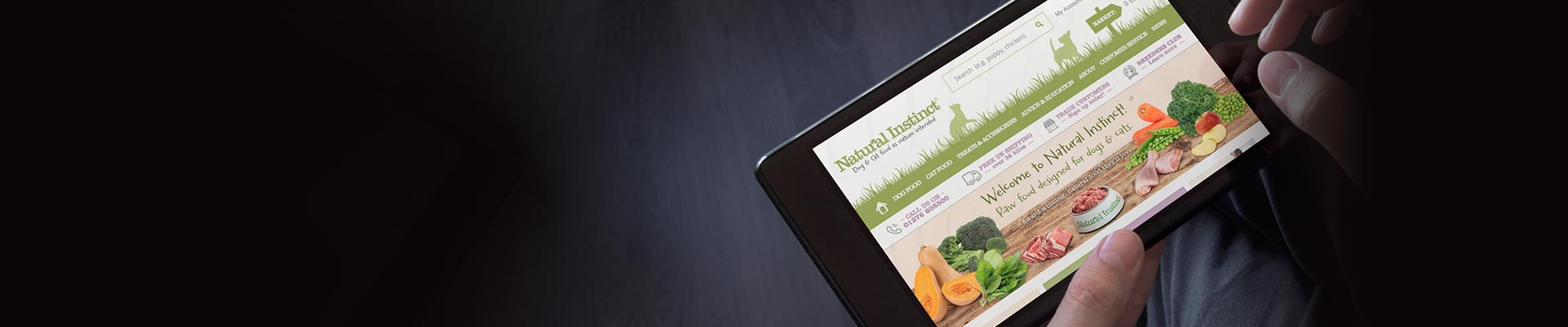 eCommerce, fully responsive website solution using magento for Natural Instinct